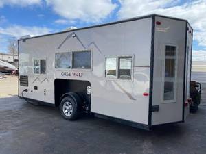 lot 1 image: 2018 Forest River Grey Wolf 17MP Fishhouse RV Package