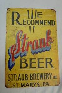 lot 27 image: Metal sign