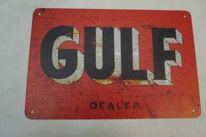 lot 40 image: Metal sign
