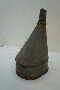 lot 47 image: Vintage steel funnel