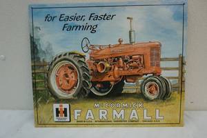 lot 64 image: Metal sign