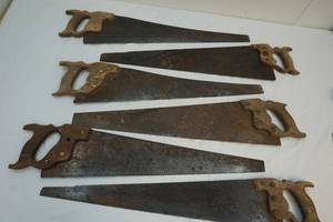 lot 69 image: hand saws