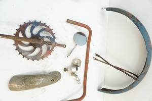 lot 223 image: Vintage bike parts