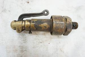 lot 270 image: Vintage brass steam engine blow off