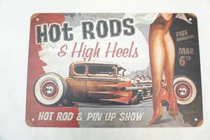 lot 293 image: Hot Rods and Heels Sign
