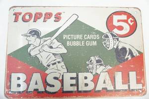 lot 296 image: Topps  5 cent Baseball sign