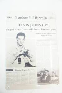 lot 298 image: London Harold Elvis sign