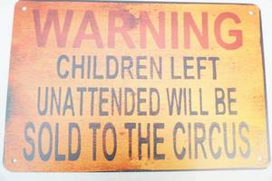 lot 301 image: Warning Children Sold To Circus sign