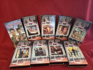 lot 82 image: Star Trek VCR Tapes