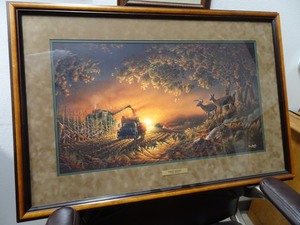 Terry Redlin Sunset Harvest Print