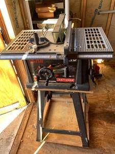lot 318 image: Craftsman Table Saw
