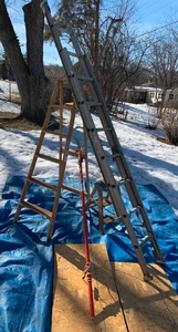 lot 325 image: Three Ladders, One Pole Saw