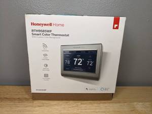 lot 2 image: Brand New Honeywell RTH9585WF Smart Thermostat Color Screen