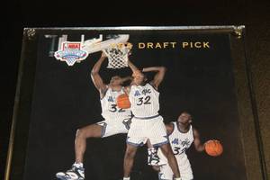 lot 2 image: Upper Deck Authenticated Jumbo 1992 Upper Deck Shaquille ONeal Rookie Card 5000