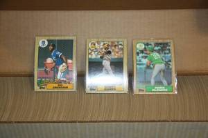 lot 7 image: 1987 & 1988 Topps Baseball Complete Set Lot