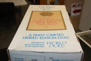 lot 23 image: 1986 Doll World Deadstock Porcelain 13 inch Doll Lot  3 Dolls