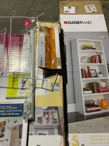 ASSORTED CLOSET ASSESSORIES. SEE PICTURES