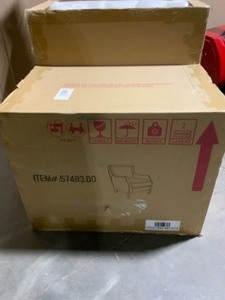 NOBLE HOUSE NJORD VINTAGE LIGHT BROWN LEATHER VINTAGE CLUB CHAIR. SEE PICTURES