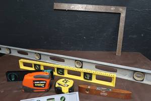 lot 45 image: LEVELS AND TAPES