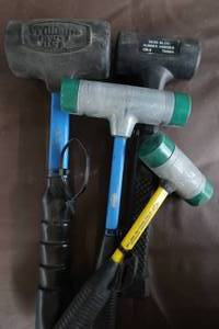 lot 54 image: RUBBER HAMMERS