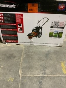 POWERMATE 22 IN. 173CC GAS WALK-BEHIND FIELD STRING TRIMMER MOWER WITH ADJUSTABLE TRIMMER HEAD. SEE PICTURES