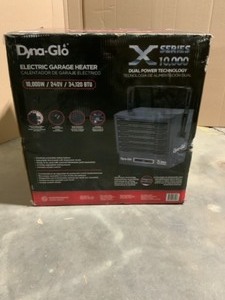 DYNA-GLO 10,000-WATT DUAL HEAT ELECTRIC GARAGE HEATER WITH REMOTE. SEE PICTURES