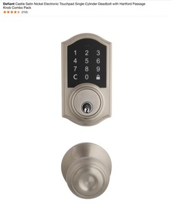 ASSORTED DEFIANT LOCKS AND HANDLES SEE PICTURES