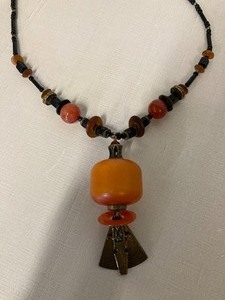 Exotic Bead Necklace & Earrings