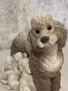 Lladro Poodle Collectible & Poodle Ceramic Jug