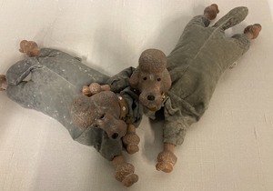 Pair of Poodle Pedgrees