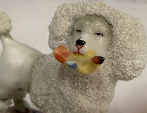 Three Miniature Poodle Collectibles
