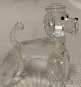 Five Glass Poodle Collectibles