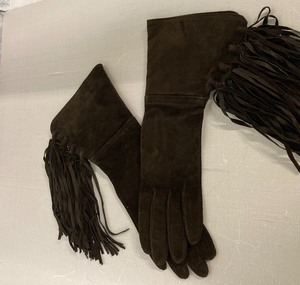 Chanel Suede Gloves