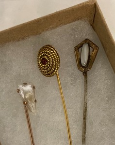 Five Vintage Stick Pins