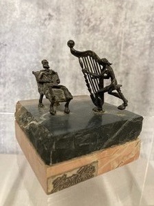 Three Petite Israeli Metal Sculptures