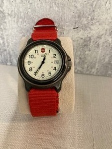 Red Swiss Army Watch