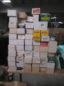 lot 8 image: Massive lot of empty trading card t...