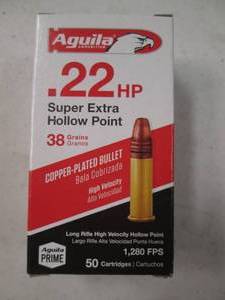 lot 16 image: Aguila Ammunition .22 Copper Plated...