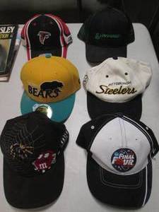 lot 43 image: Lot of baseball hats (most adjustab...
