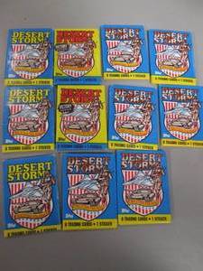 lot 55 image: Small box of UNOPENED Topps Desert...