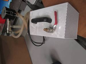 lot 63 image: Electric Water pump with hoses and ...