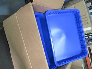 lot 90 image: Case lot of 6 Blue Plastic Parts St...