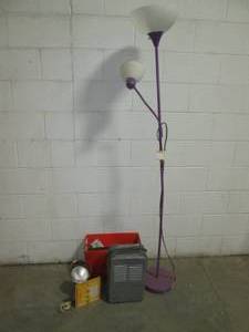 lot 98 image: Household Adjustable Lamp with 2 li...