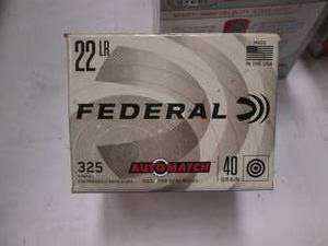 lot 111 image: Federal 22 LR rimfire cartridges 40...