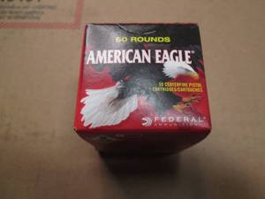 lot 116 image: Federal American Eagle 9mm Luger FM...