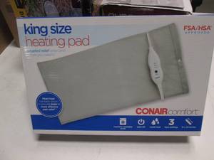 lot 129 image: Conair Comfort King Size Heating Pa...