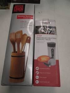 lot 134 image: Joyce Chen Burnished Bamboo 5 pc Ut...