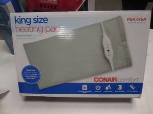 lot 152 image: Conair Comfort King Size Heating Pa...