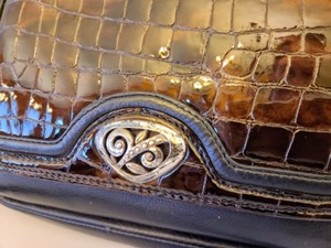 Brighton BrownBlack Leather Purse