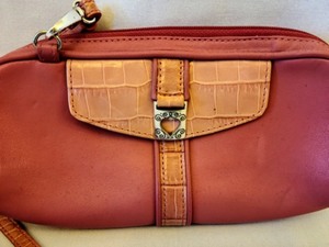 Pink Brighton Leather Crossbody